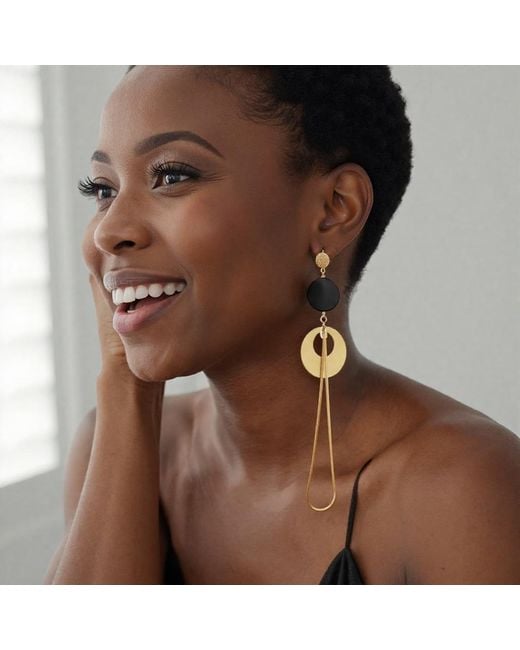 Rejected Hearts Club Yellow Coco Alter Ego Dangle Snake Chain Earrings