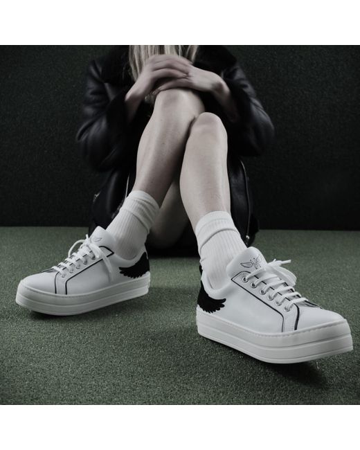 Martel Metallic Angels Sneak -Flatform Trainer