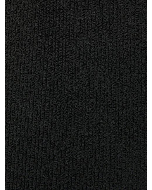 Change of Scenery Black Cindy Swim Top Texture