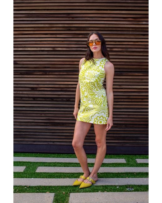 Jennafer Grace Green Penelope Mini Dress