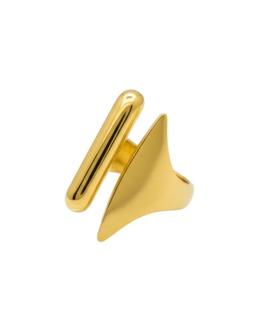 LINYA JEWELLERY Metallic Nely Big Open Ring