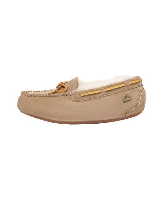 EverAu Australia Natural Crested Leather Loafers