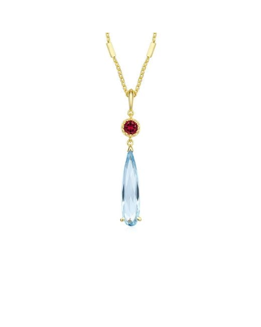 Azura Jewelry New York White Howl's Moving Castle Necklace Vermeil