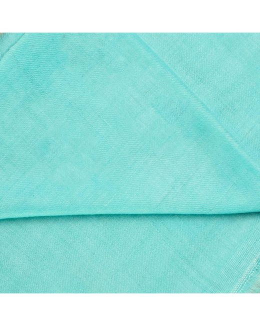 Heritagemoda Green Sky Gi Certified Pashmina Scarf