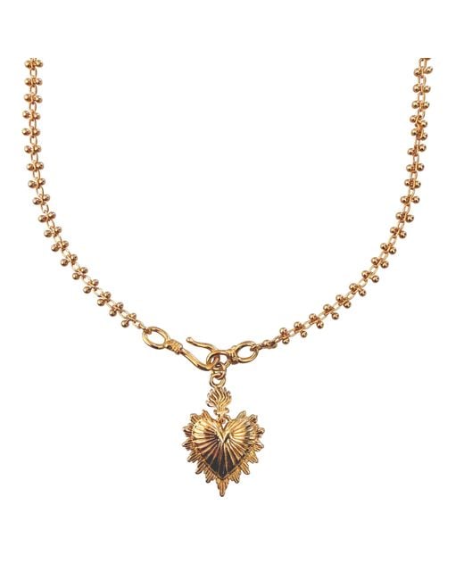 IN CAUDA VENENUM Metallic Seraphine Necklace