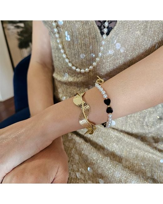 Farra Metallic Modern Style Bangle
