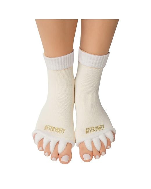 HIGH HEEL JUNGLE by KATHRYN EISMAN Metallic The After Party Foot Relief Socks