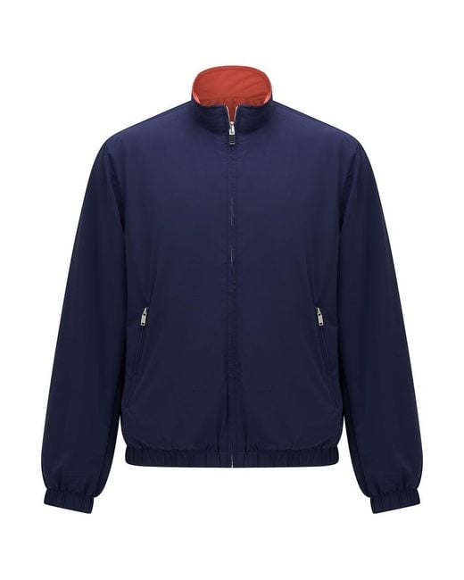 Guards London Red Eldridge Reversible Lightweight Harrington for men