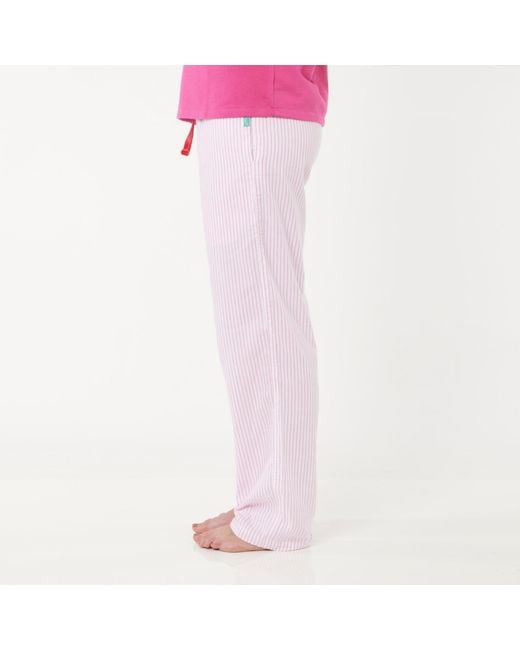 Lounge Pink Soft, Breathable Organic Brushed Cotton Loungewear Trousers