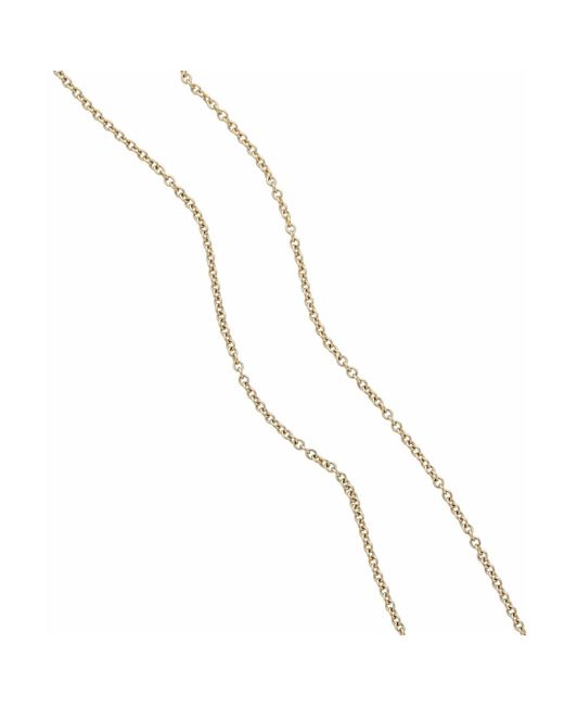 Rahul's Jewels Metallic 16"-18" Adjustable Foundations 14 Karat Cable Chain