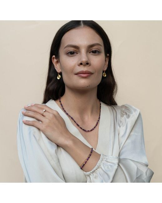 Dower & Hall Metallic Cassis Orissa Bracelet