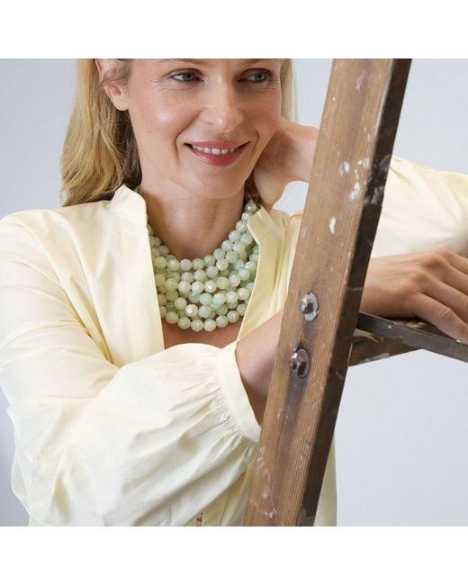 Fairchild Baldwin Green Bella Pearlized Necklace
