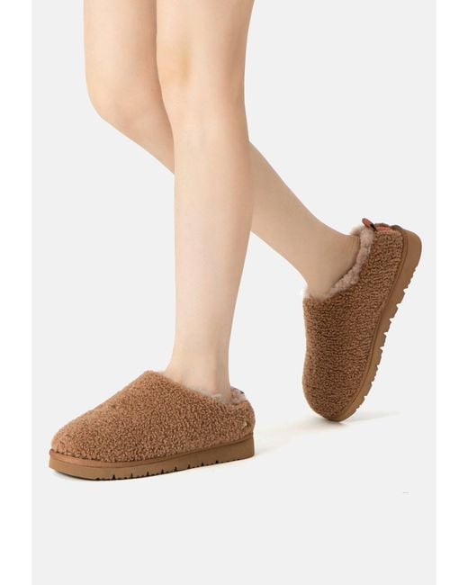 EverAu Australia Brown Snipe Plush Ankle Slippers