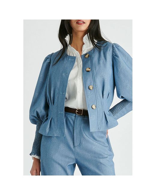 Paisie Blue Denim Effect Jacket