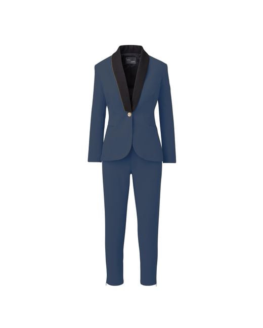 Layo G Blue Tailored Stretch Boss Suit Set- Ocean