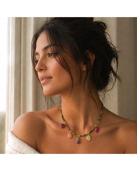La Soula Jewelry Metallic Elowen Necklace
