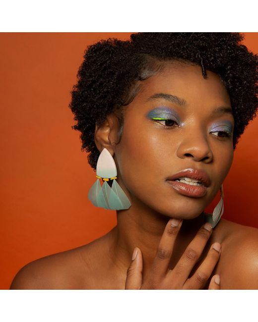Babaloo Blue Aether Tide Gradient Earrings