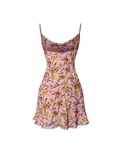 Sanctumum Red La Dolce Vita Floral Summer Dress