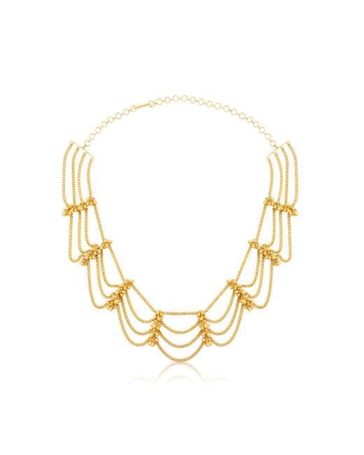 Meraki by Rashmi Bajaj Metallic Nur Plated Rhythm Layered Necklace