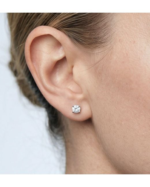 Uchi and Soto Metallic Enso Stone Stud Earrings