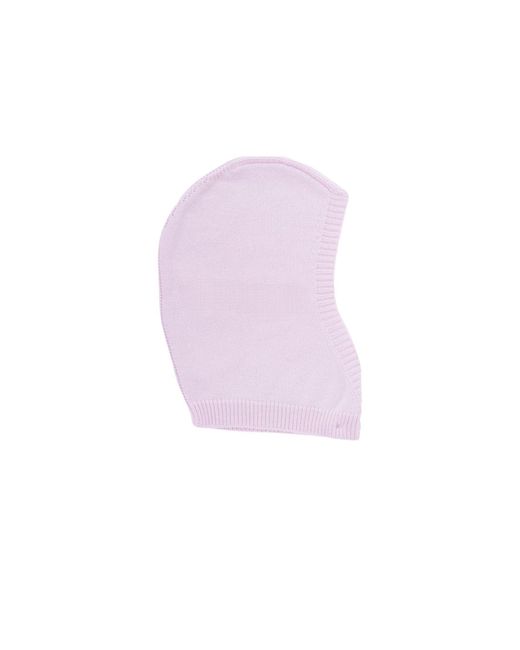 Altramoda Redressing the World Purple Responsible Wool And Cashmere Balaclava Hat