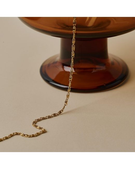 A Weathered Penny Metallic Flora Necklace