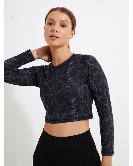 Lula-Ru Blue Long Sleeve Top