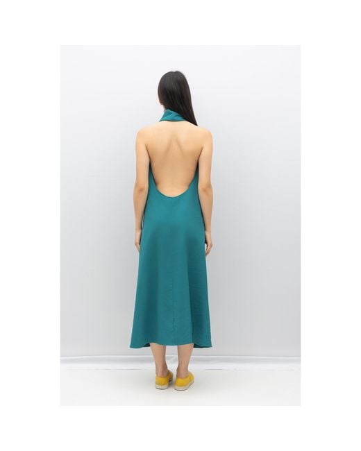 Bianca Popp Green Bareback Dress