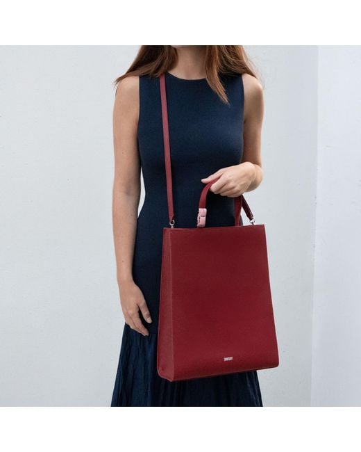 Absurde Red Big Stop Tote Bag