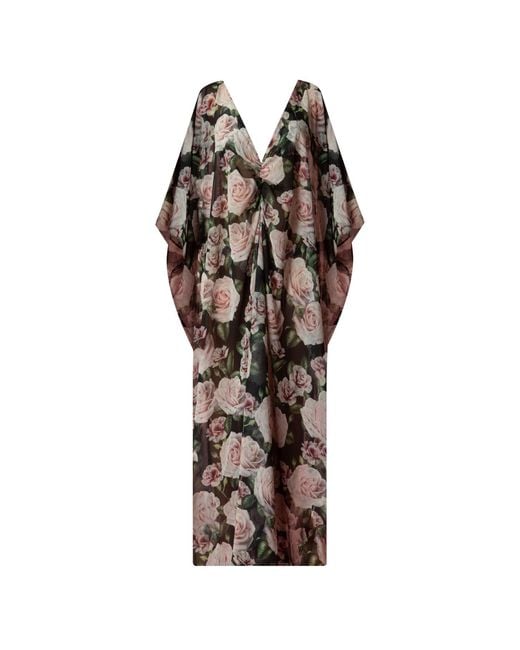 Nur Karaata Brown Anantara Bloom Cover Up