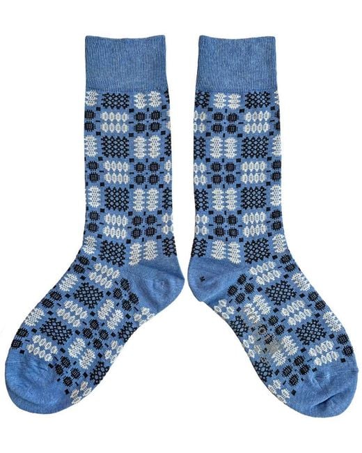 Mabli Blue Carthen Socks