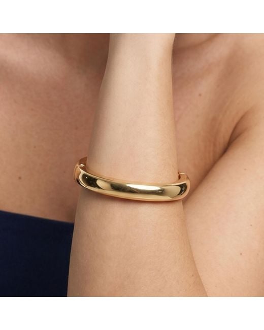 Uchi and Soto Metallic Kin Plain Bangle