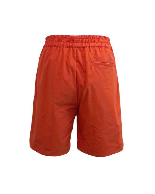 SNIDER Red Bermuda Shorts for men