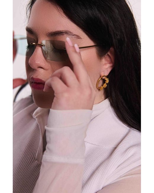 Lavan Metallic Castor Earrings