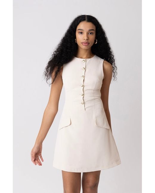 Amy Lynn White Neutrals Rita Aline Dress