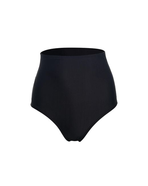 Paola Amador Blue High Waist Bikini Bottom