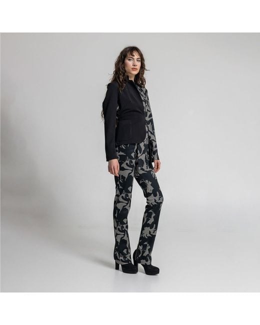 ARTISTA Black Tracey Asymmetric Jacket