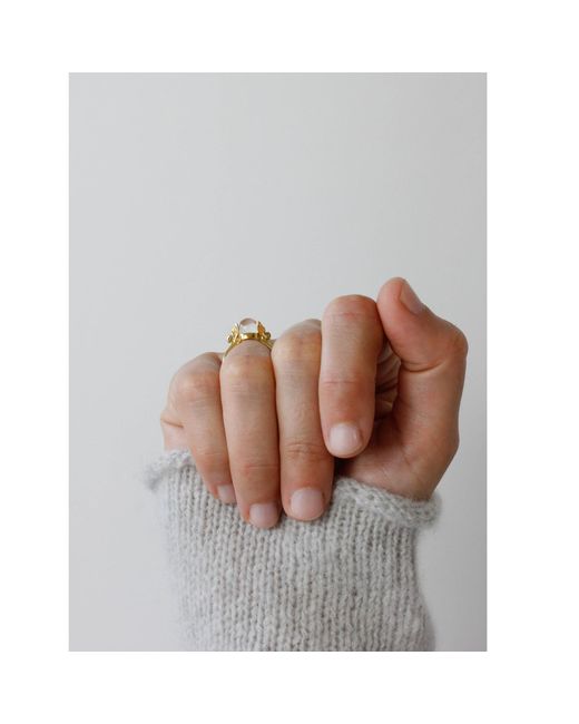 Lee Renee Metallic Butterfly Quartz Ring