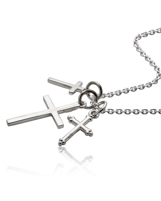 Cartography Metallic Trinity Necklace for men