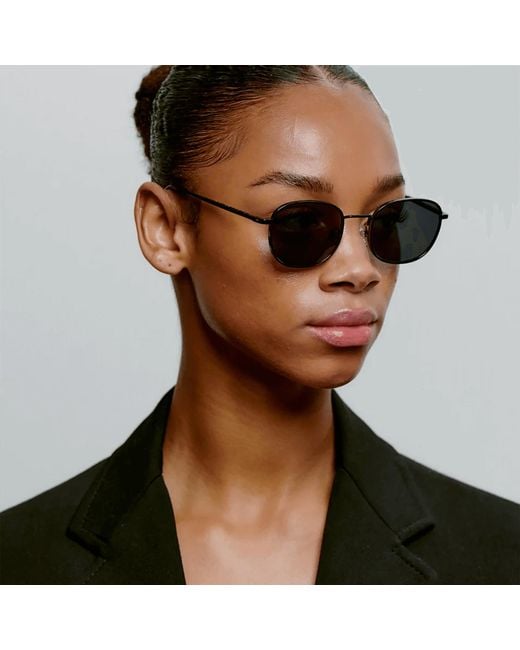 A.Kjærbede Black Hello Sunglasses for men
