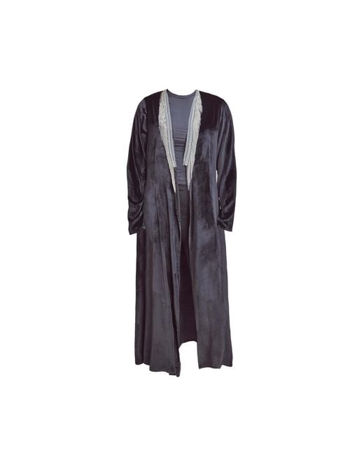 Saniya Khan Blue Sofia Jacket Dress