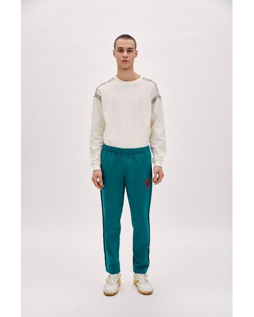 Pcfg Green Woven Track Pant for men
