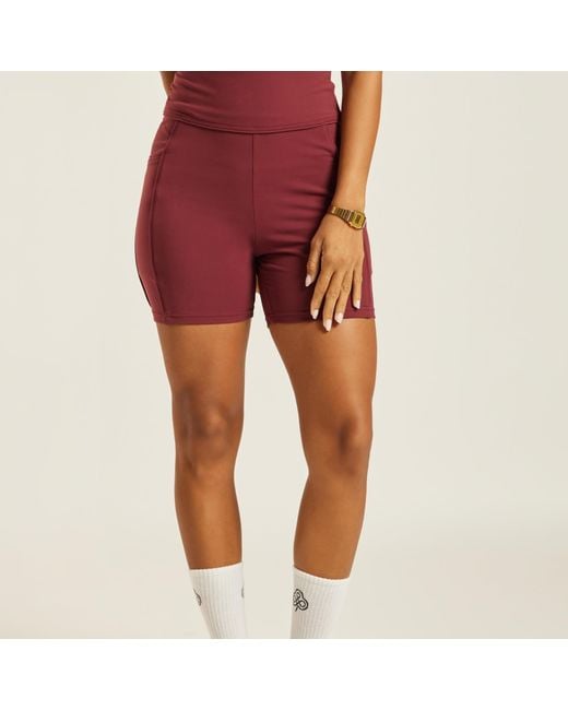 Be Athletica Red Be One Eighty Cycling Shorts