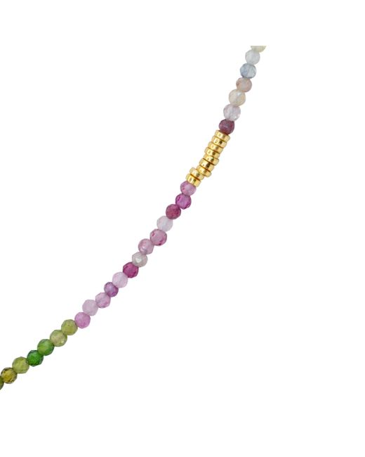Bombyx House Metallic Tiny Tourmaline Bead Necklace
