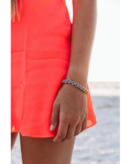 Adriana Pappas Designs Metallic Mixed Metal Bracelet