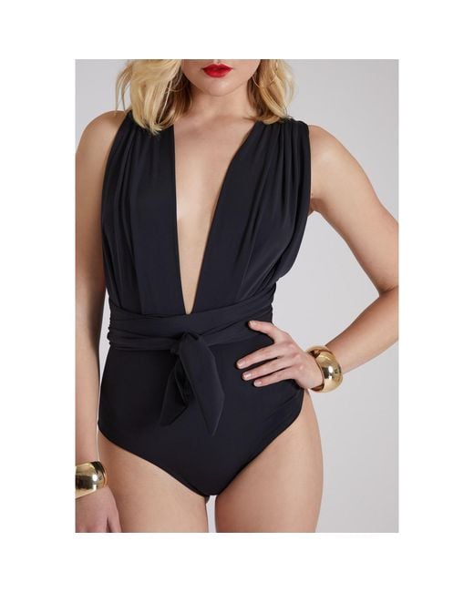 ROSIE BILLINGTON Blue Multi-Way Swimsuit