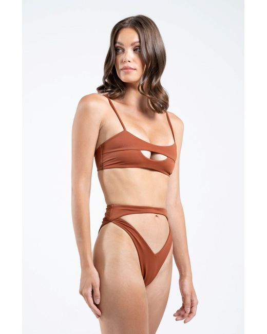 Sunsitiva White Malta Upf Bikini Bottom