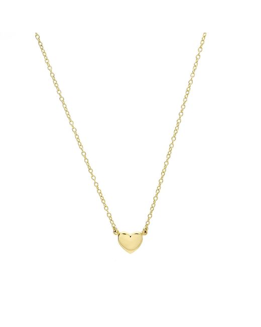 Auree Jewellery Metallic Verona Vermeil Full Heart Necklace