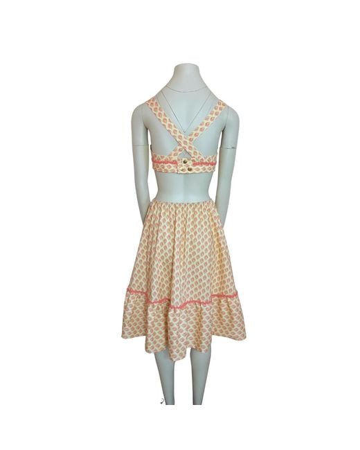 Couture to Your Door Natural Pastel And Co Ord Skirt And Top
