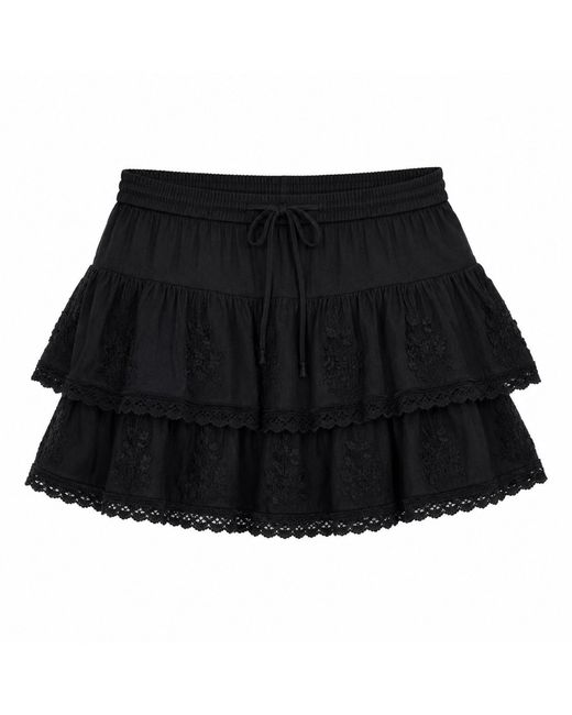 Muche Et Muchette Black Coquette Skort